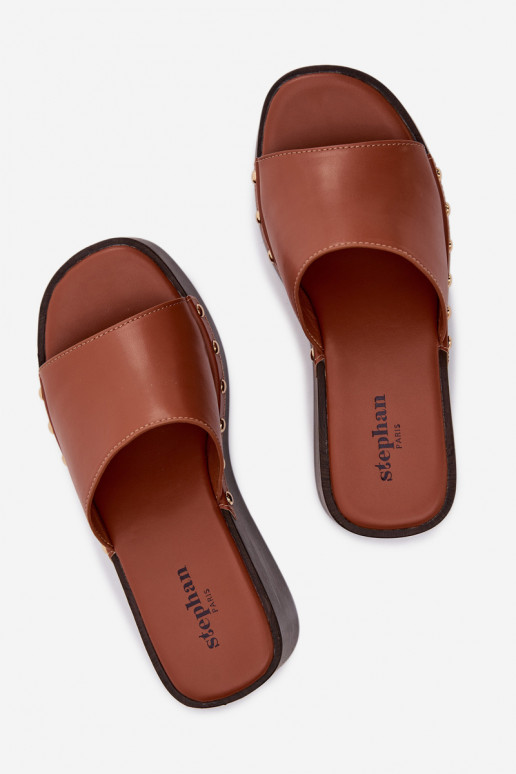 Pantofole da donna color oro Arionne, marroni