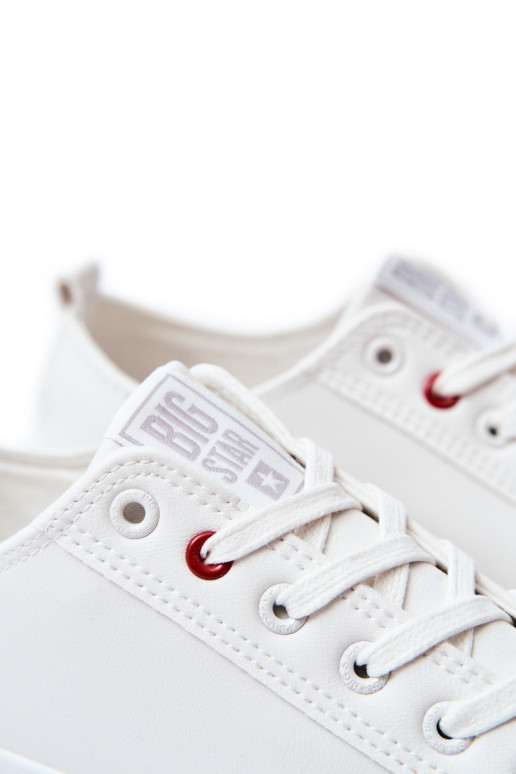 Scarpe da ginnastica da uomo in pelle BIG STAR JJ174006 Colore bianco