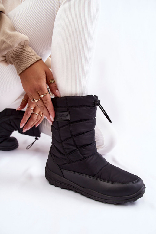 Femminile Alto riscaldamento Stivali da neve Big Star KK274599 colore nero