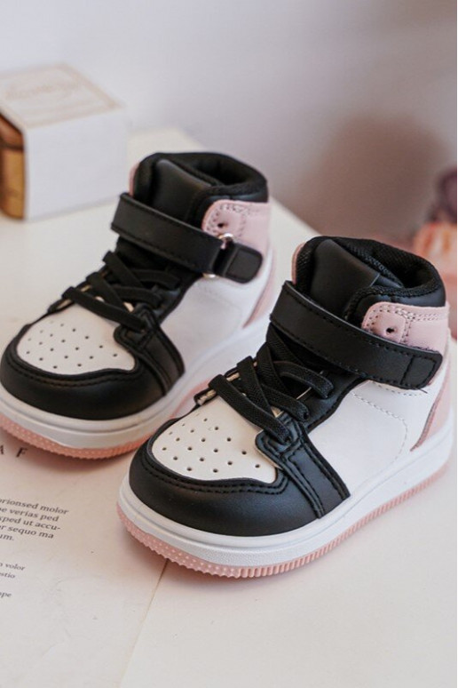 Alto Scarpe sportive per bambini Bianco-colore rosa Teredite