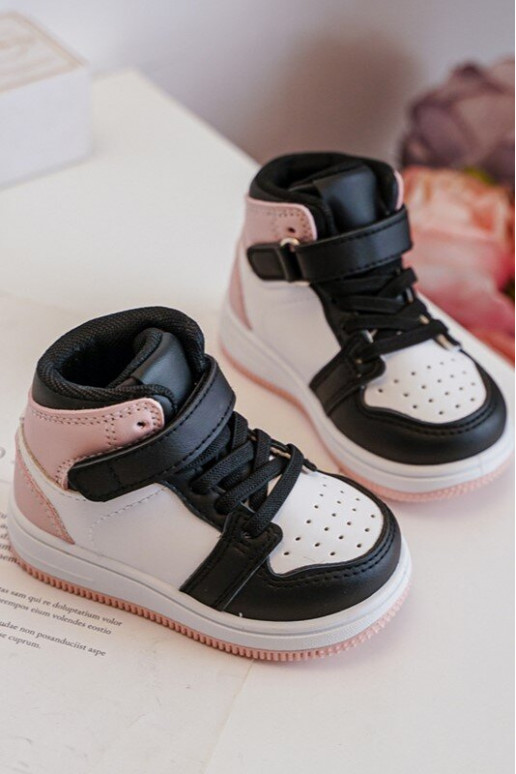 Alto Scarpe sportive per bambini Bianco-colore rosa Teredite