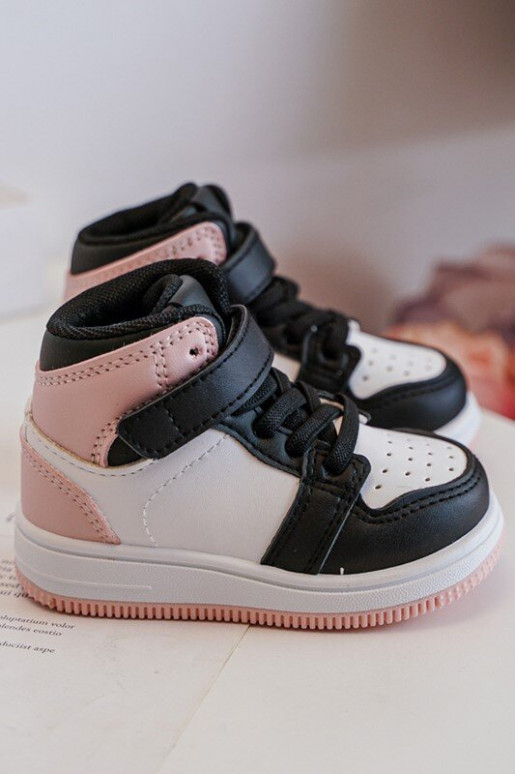 Alto Scarpe sportive per bambini Bianco-colore rosa Teredite