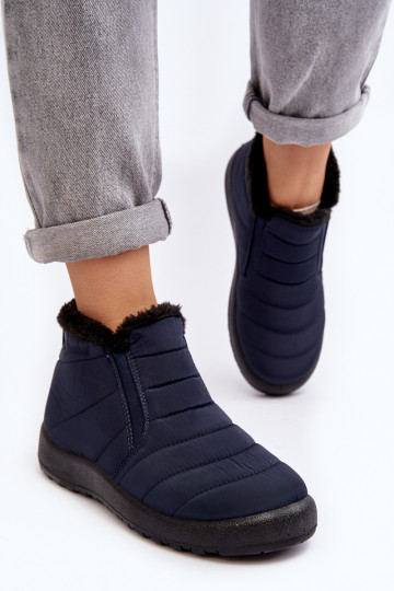 riscaldamento Donne basse Stivali da neve blu scuro Enmore