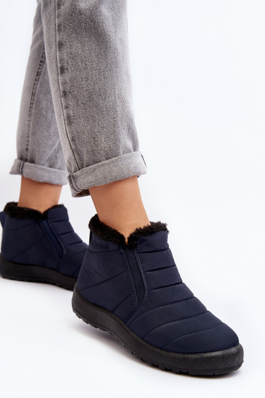 riscaldamento Donne basse Stivali da neve blu scuro Enmore