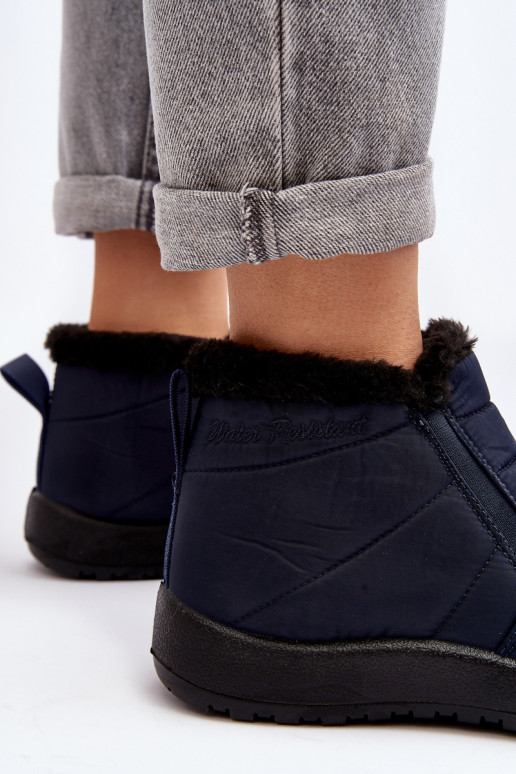 riscaldamento Donne basse Stivali da neve blu scuro Enmore