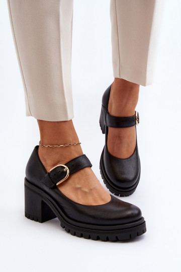 Zazoo 20166 Pelle Scarpe colore nero