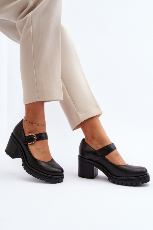 Zazoo 20166 Pelle Scarpe colore nero