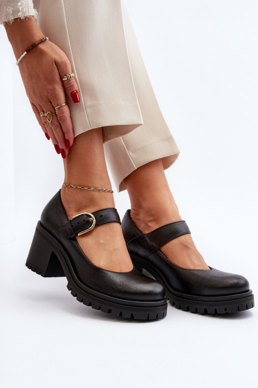 Zazoo 20166 Pelle Scarpe colore nero