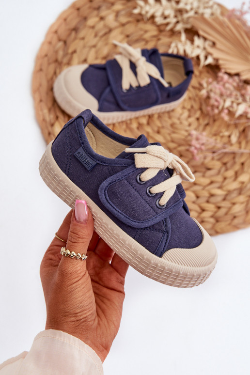 Scarpe per il tempo libero per bambini HI-POLY SYSTEM BIG STAR NN374016 blu scuro
