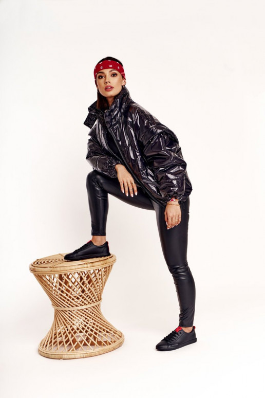 Sneaker in pelle naturale con strisce decorative BIG STAR DD274687 colore nero