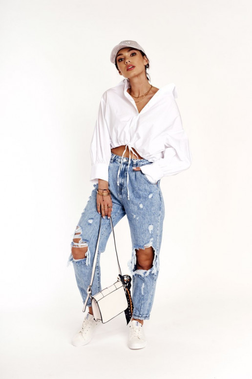 Basso per le donne scarpe casual Big Star DD274451 Colore bianco