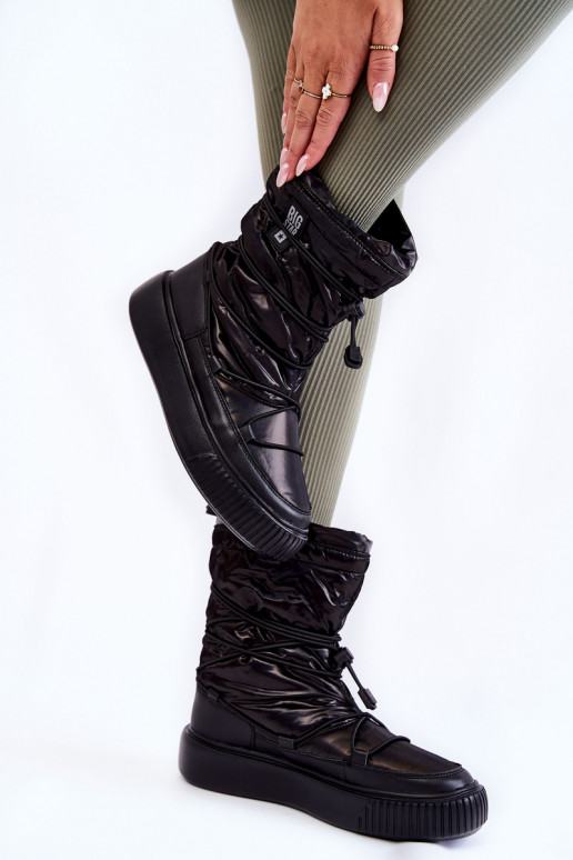 Femminile riscaldamento Stivali da neve Big Star KK274193 colore nero