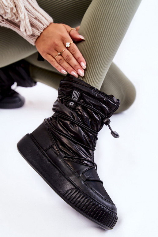 Femminile riscaldamento Stivali da neve Big Star KK274193 colore nero