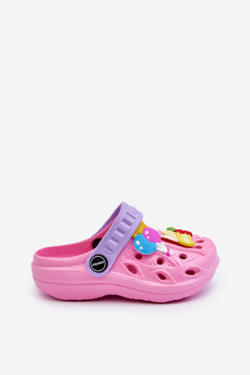 Infantile Pantofole leggere  Crocs Pantofole colore rosa SAeets 2