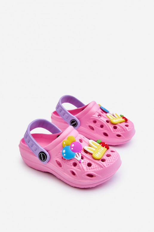 Infantile Pantofole leggere  Crocs Pantofole colore rosa SAeets