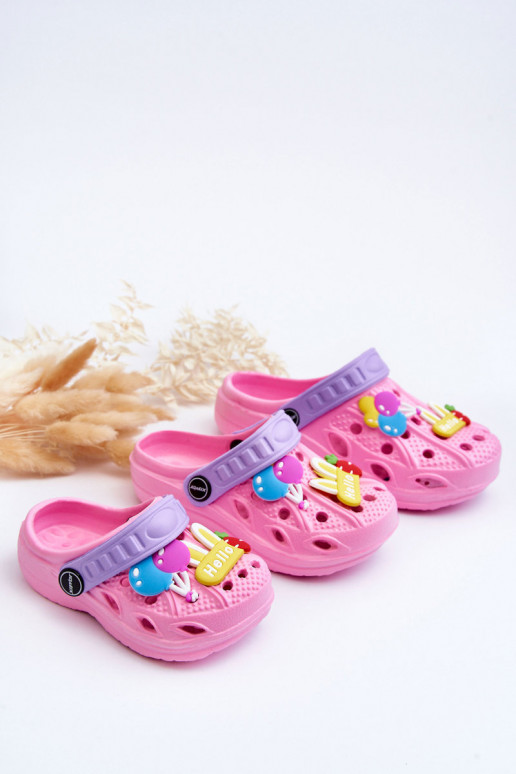 Infantile Pantofole leggere  Crocs Pantofole colore rosa SAeets