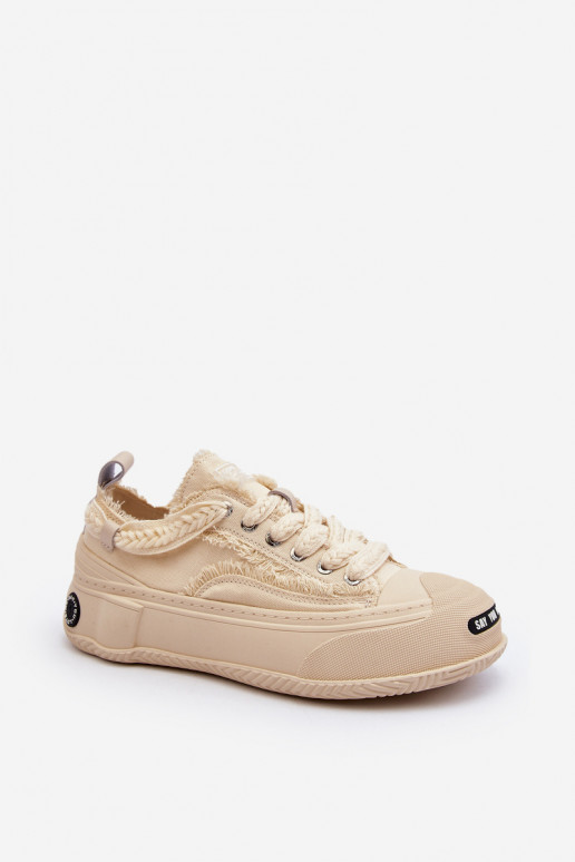 Femminile Scarpe modello sneakers GOE NN2N4060 beige