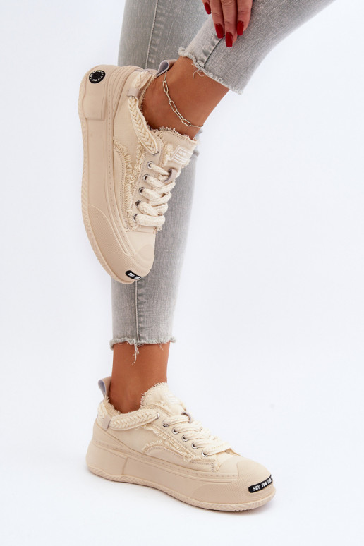 Femminile Scarpe modello sneakers GOE NN2N4060 beige