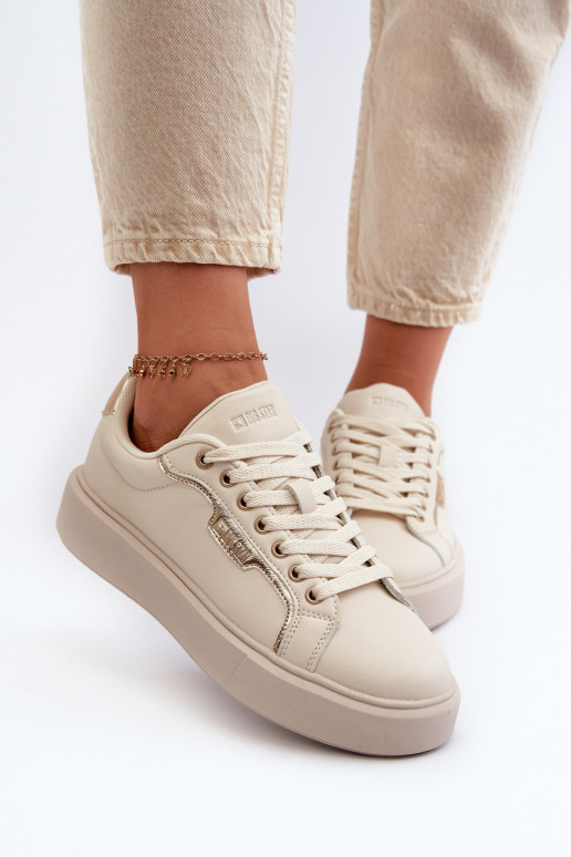 Scarpe modello sneakers Femminile Big Star NN274334 Memory Foam System beige
