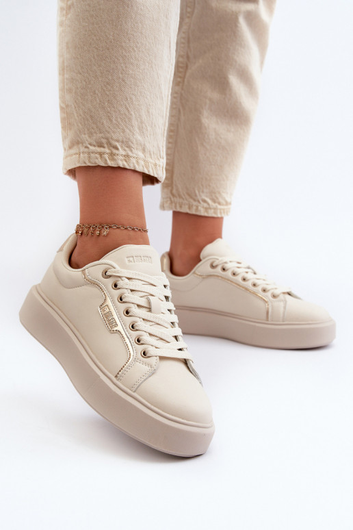 Scarpe modello sneakers Femminile Big Star NN274334 Memory Foam System beige