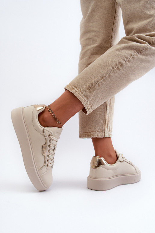 Scarpe modello sneakers Femminile Big Star NN274334 Memory Foam System beige