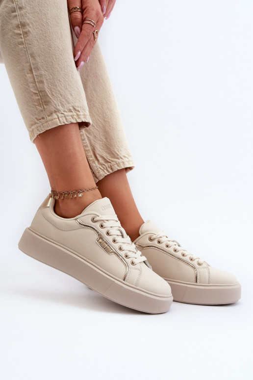 Scarpe modello sneakers Femminile Big Star NN274334 Memory Foam System beige