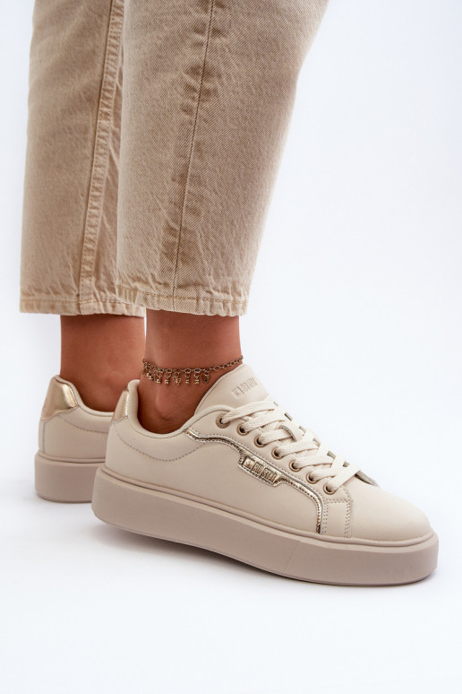 Scarpe modello sneakers Femminile Big Star NN274334 Memory Foam System beige