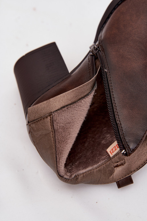 riscaldamento Stivali da donna in ecopelle CzekoladoAe Talienne