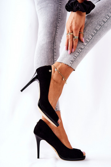 Scarpe scamosciate Monnari 0490-020 colore nero