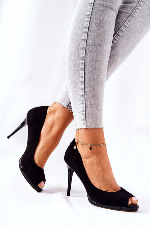 Scarpe scamosciate Monnari 0490-020 colore nero