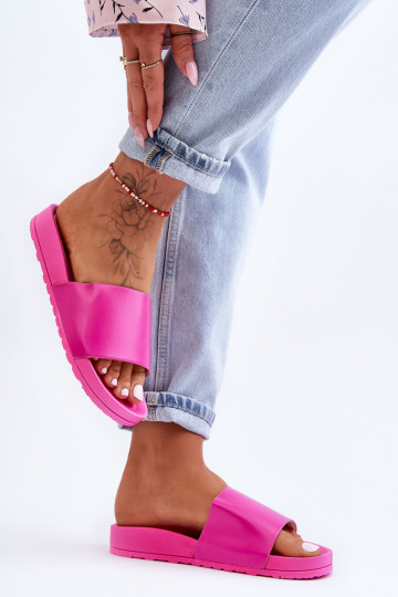 Elegantello classico Femminile Pantofole colore rosa Rolien 2