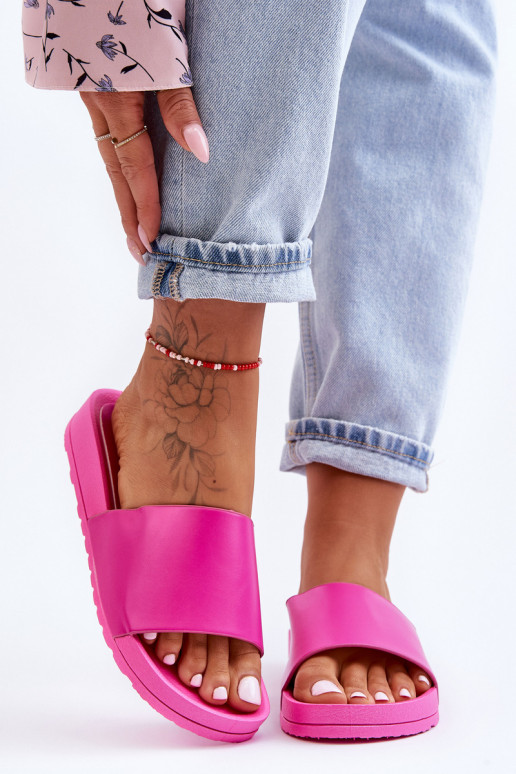 Elegantello classico Femminile Pantofole colore rosa Rolien