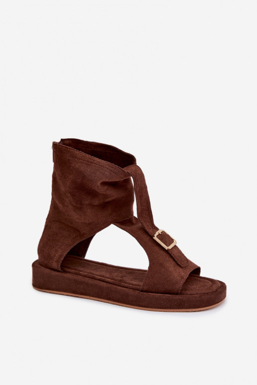 Sandali da donna con uno stivale CzekoladoAe Coralya