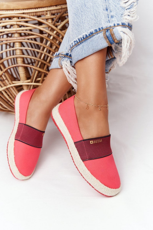 espadrillas Su una suola pinto Big Star HH274478 colore rosso