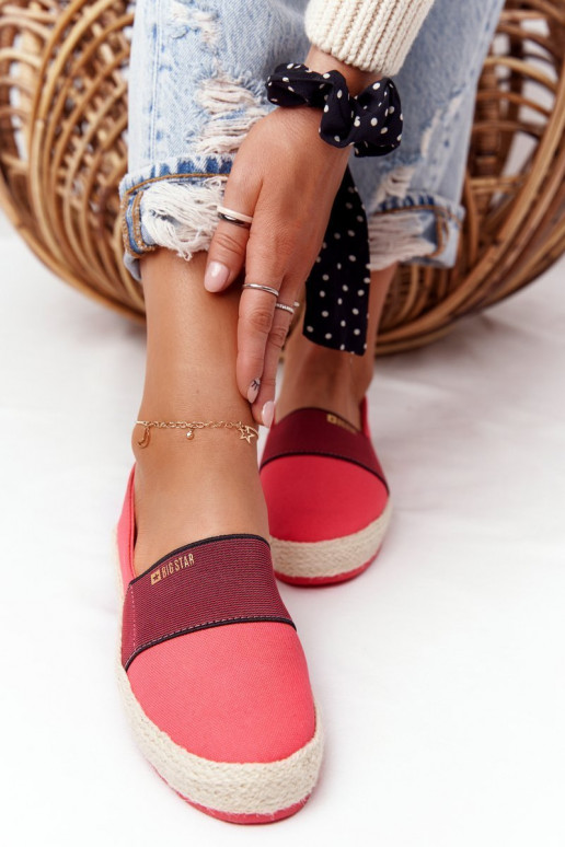 espadrillas Su una suola pinto Big Star HH274478 colore rosso