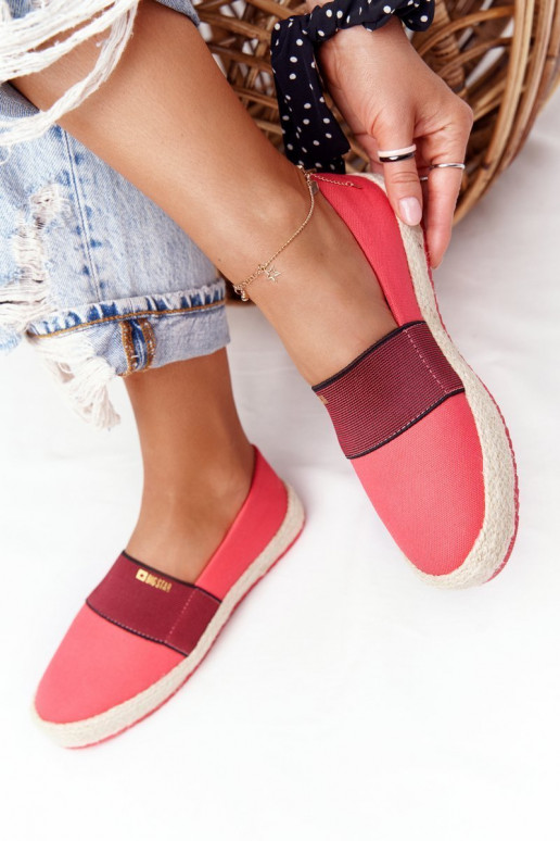 espadrillas Su una suola pinto Big Star HH274478 colore rosso