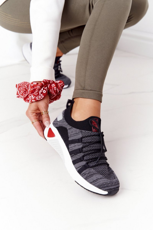 Femminile Stile sportivo scarpe Memory Foam Big Star HH274532 colore grigio