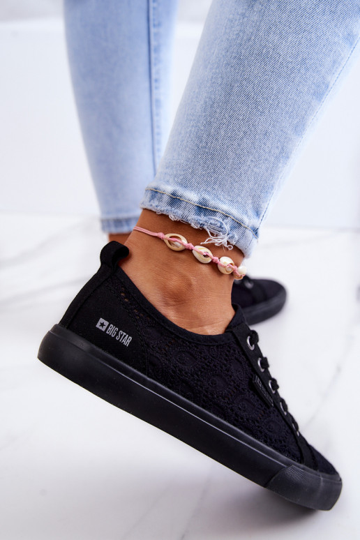 scarpe casual con elementi traforati BIG STAR JJ274064 colore nero