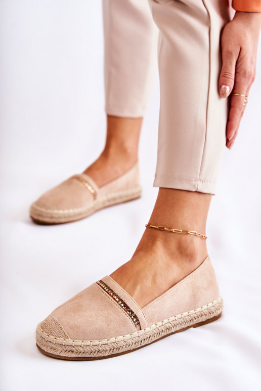 Elegantello classico Un modello convincente Femminile espadrillas beige Cersei