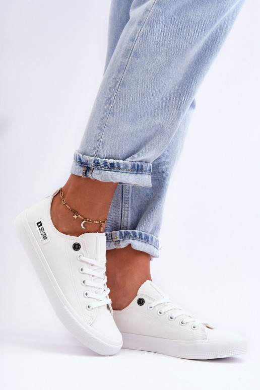 Deveteriale basso da donna scarpe casual Big Star KK274008 Colore bianco