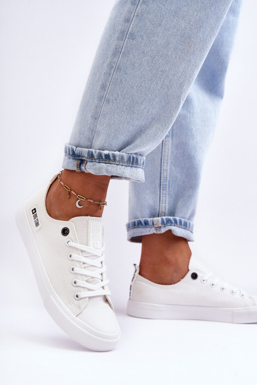 Deveteriale basso da donna scarpe casual Big Star KK274008 Colore bianco