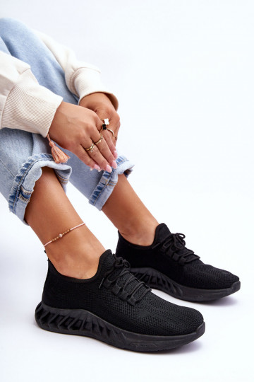 Femminile Un modello convincente  Scarpe modello sneakers colore nero Venett