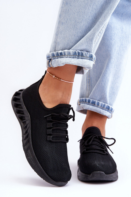 Femminile Un modello convincente  Scarpe modello sneakers colore nero Venett