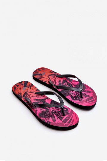 Elegantello classico Pantofole Pantofole 4F 4FSS23FFLIF060-90S Nero e-colore rosa