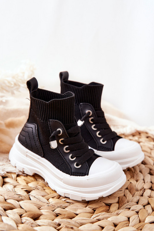 Scarpe per il tempo libero per bambini colore nero Best Of Joy