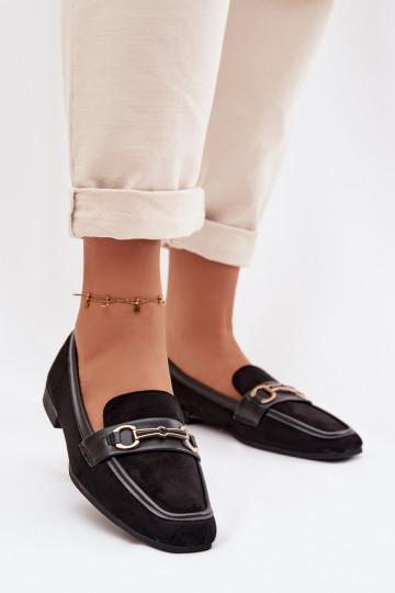 Mocassini da donna con ornamenti color nero Palerina 2