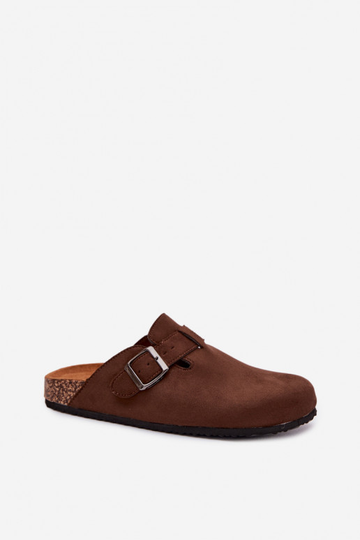 Pantofole Zoccoli Femminile con fibbie CzekoladoAe Delirisse