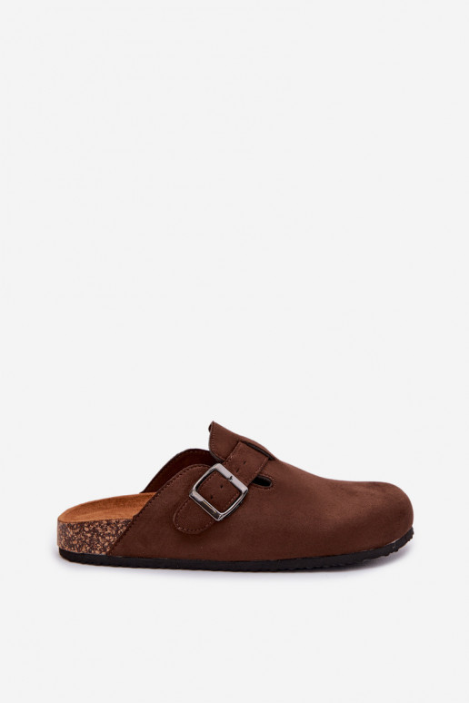 Pantofole Zoccoli Femminile con fibbie CzekoladoAe Delirisse