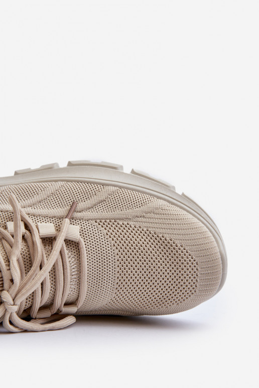 Scarpe modello sneakers Deveschio HI-POLY SYSTEM Big Star NN174469 beige