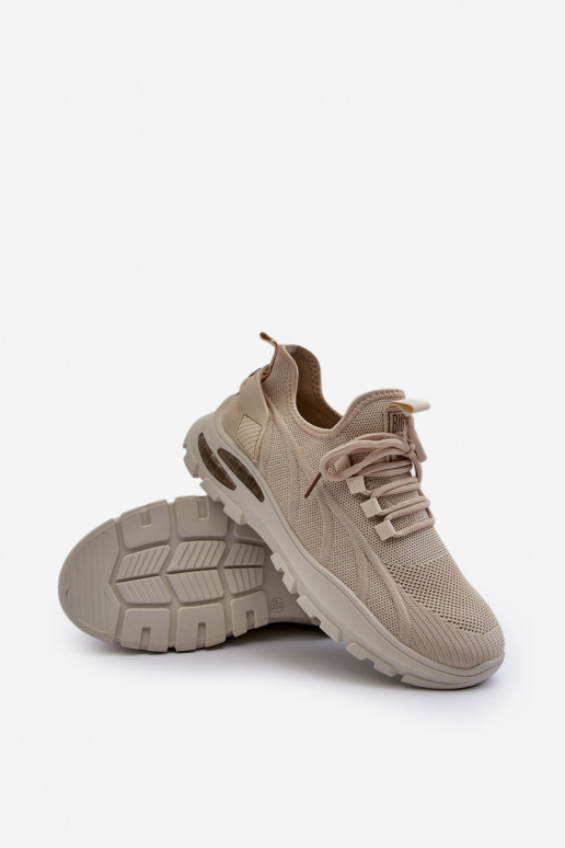 Scarpe modello sneakers Deveschio HI-POLY SYSTEM Big Star NN174469 beige